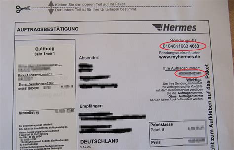 eigene versandnummer hermes verloren|hermes sendungsnummer verfolgen.